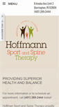 Mobile Screenshot of hoffmannchiropractic.com